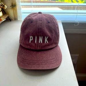 Pink Victoria’s Secret baseball cap